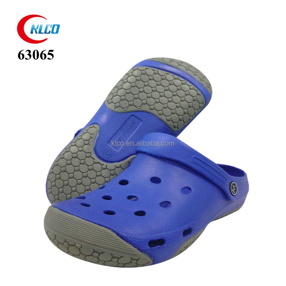 high quality wholesale navy blue EVA clog shoes men