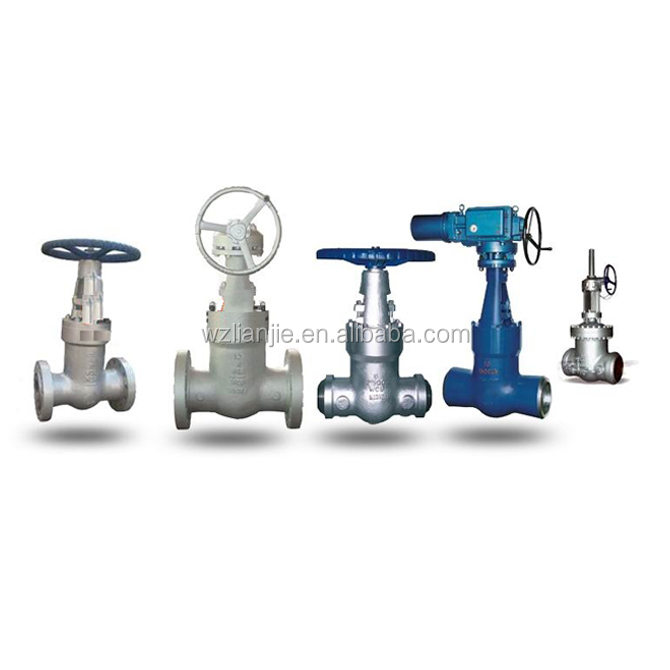 Cast steel flanged gate valve to control water level