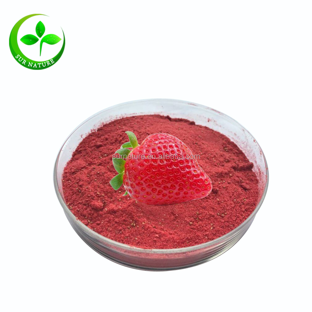 100% Natural Top Value Freeze Dried Strawberry Plants Juice Powder For Sale
