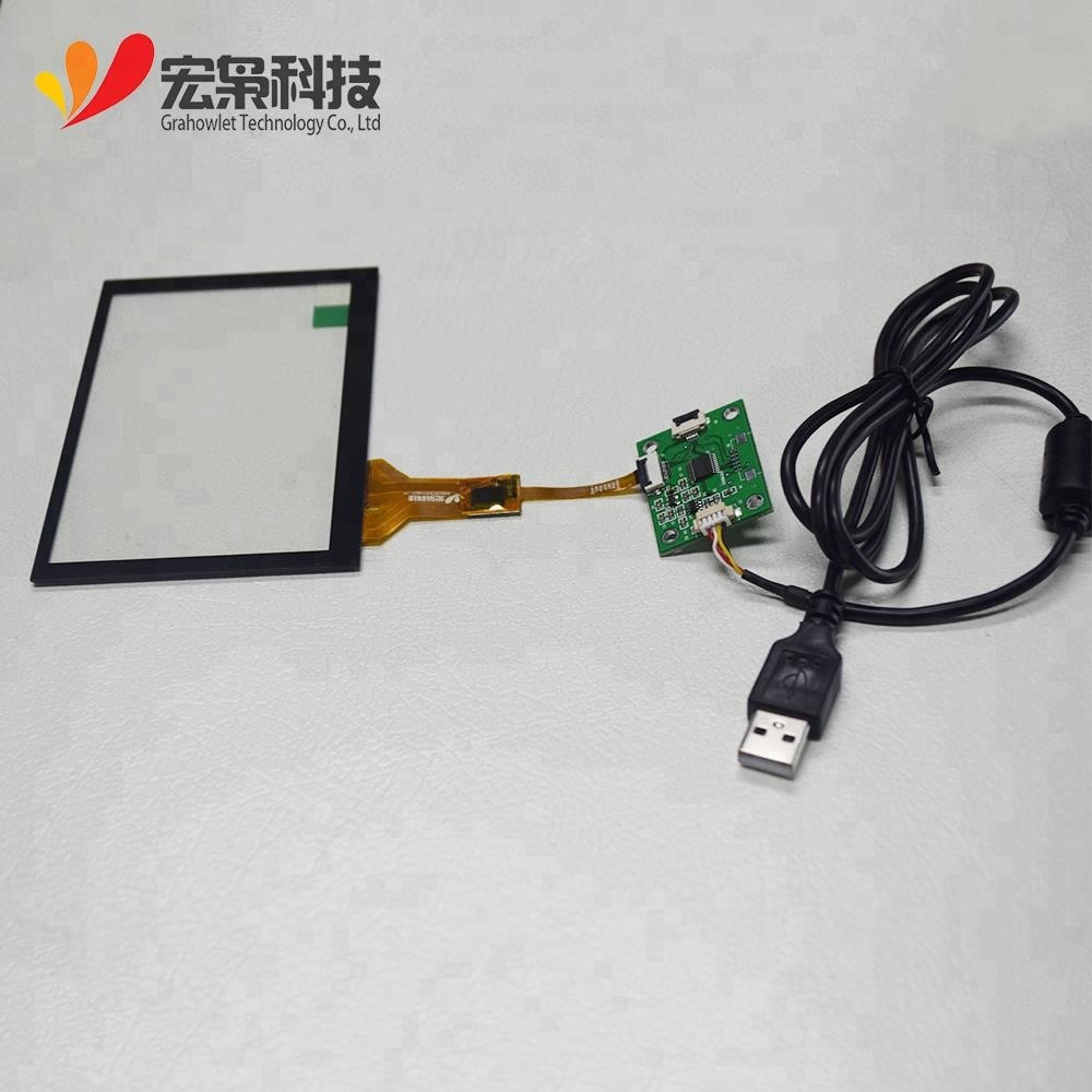 I2c/usb/rs232 Мульти-сенсорный экран 800x480 сенсорный экран 4,3 inch ЖК-панель 4,3 "емкостный сенсорный экран модуль