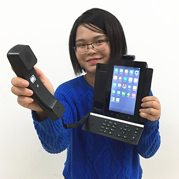 Telpo V100 Smart Android Desktop Skype VoIP Video Phone с функцией зарядки