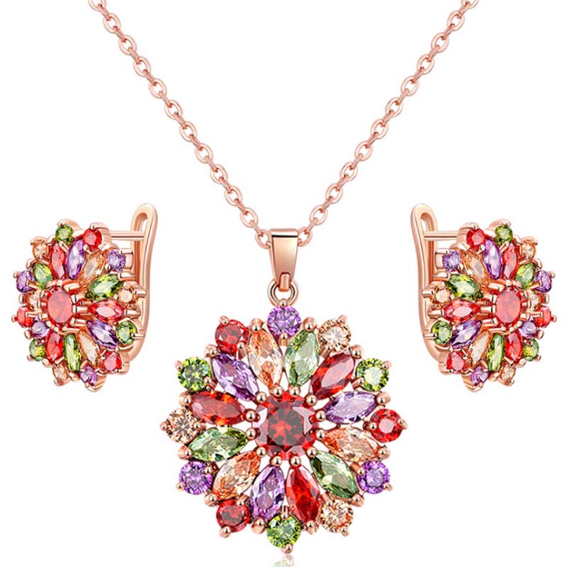 New style best-selling top quality luxury gold jewelry set