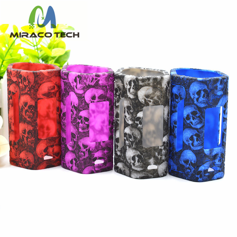 Противоударный силиконовый резиновый чехол Foggyman Skull Vape mods для RX GEN3 300 Вт, оптовая продажа