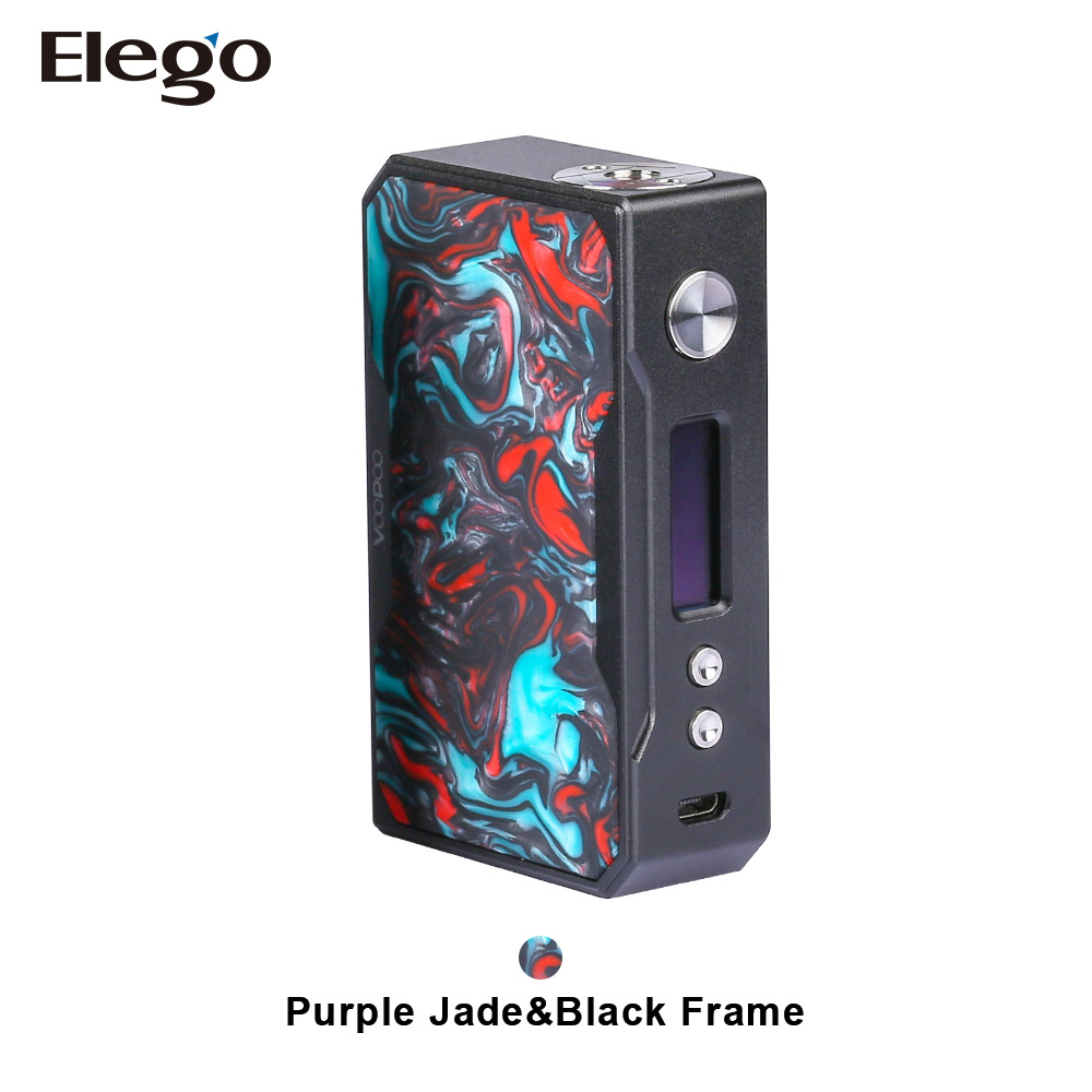Elego новое предложение VOOPOO перетащите 157 Вт TC Box Mod серебряный и черный, серебряный и красный VOOPOO перетащите 157 Вт Mod