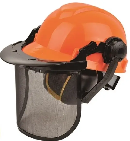 Different Protective Helmet Transparent Polycarbonate Visor Face Shield Pass CE EN 1731:2006 ANSI Z87+