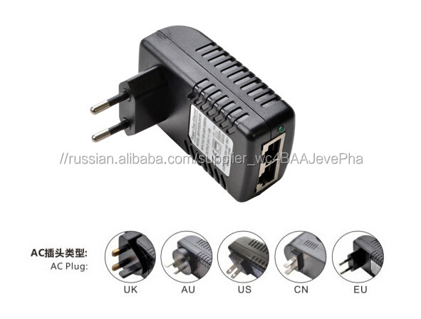 PoE инжектор 24Vdc 24W адаптер PoE пассивный сплиттер PoE для камеры CCTV PoE коммутатор IP-телефон