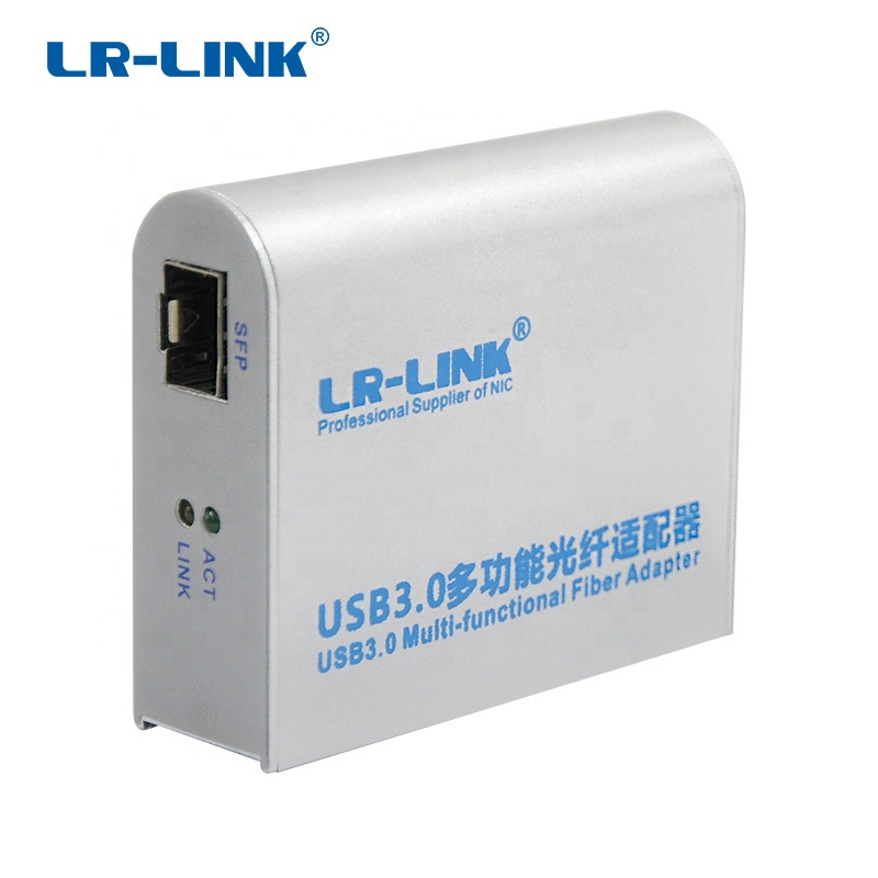 LREC3210PF-SFP Gigabit 1000Base-X Realtek RTL8153 для программирования в производственных условиях с одним портом, USB3.0 для программирования в производственных условиях волокна NIC настольный компьютер сетевые карты адаптер