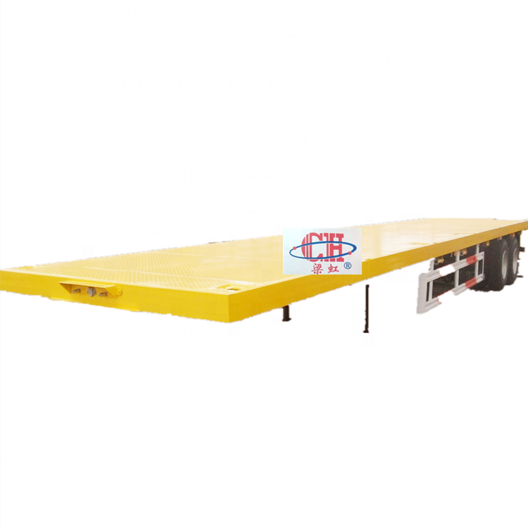 2or3 Axles 40ft Container бортовой полуприцеп Новый транспортный прицеп без каблука