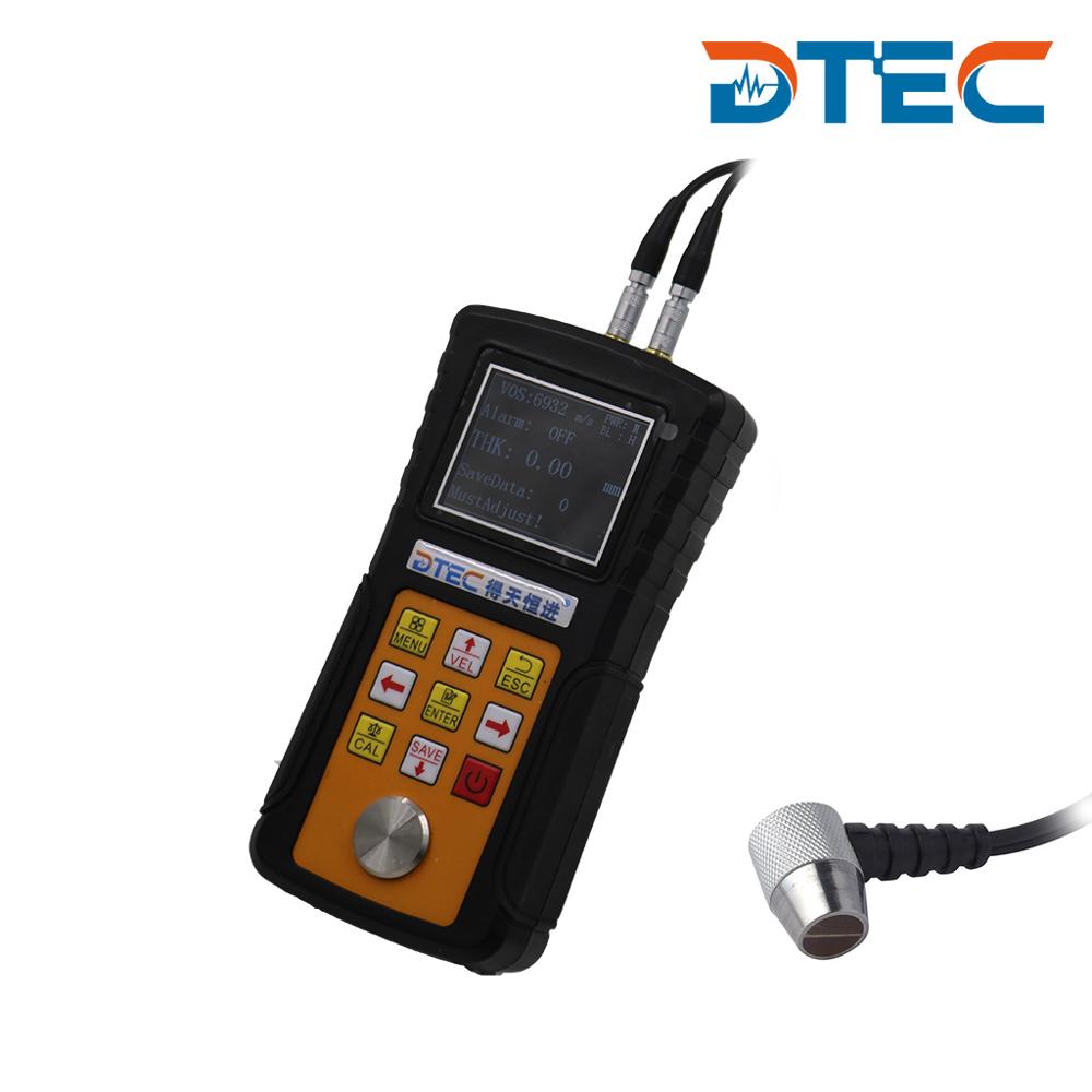 Цифровой ультразвуковой толщиномер DTEC DT220, 0,1, 0,01 мм, разрешение на выбор, измерение толщины металла