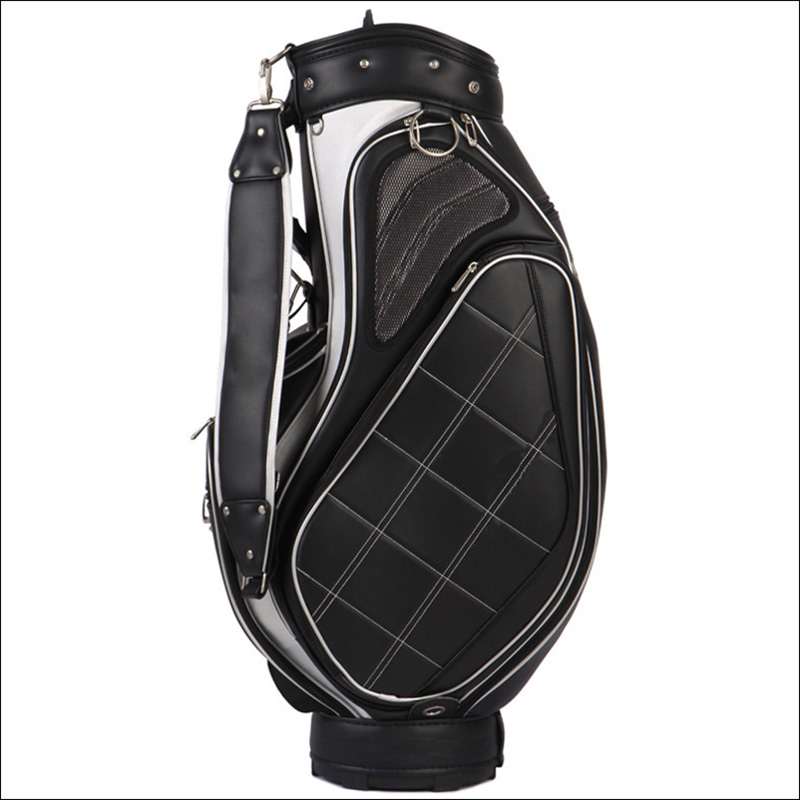 Top Quality Waterproof Leather Travel Golf Bag Man