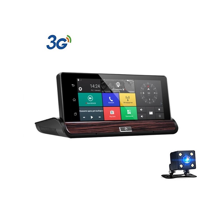 Зеркало заднего вида 7 "Android DVR 3G Wifi Автомобильная GPS-навигация