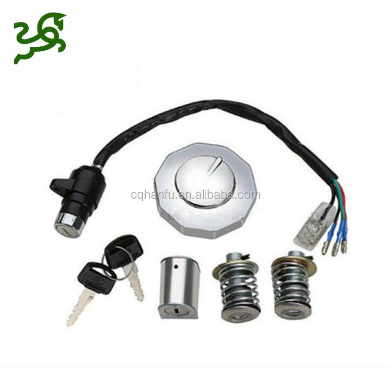 JH70 CD70 Запчасти для мотоциклов замок старт зажигания Набор ключей с крышкой для топливного бака