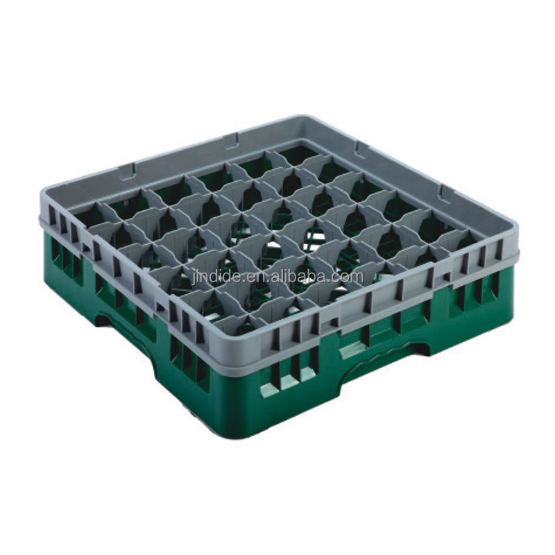 NSF 36 Compartment Plastic PP Glass Rack and Standard Extender Wine Glass Rack