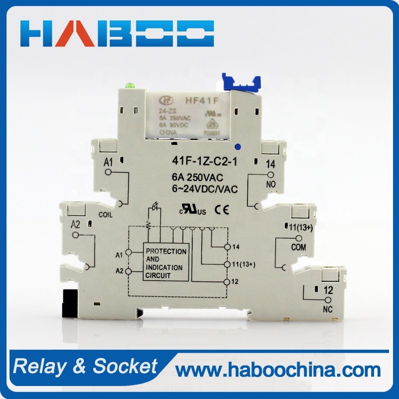 41F-1Z-C2 гнездо HF41F реле 5PINS белого цвета 6A/250VAC 6A/30VDC
