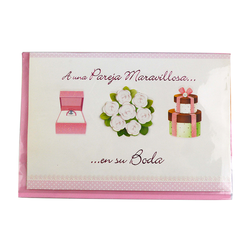 Best quality China supplier Korean Wedding Invitation Cards