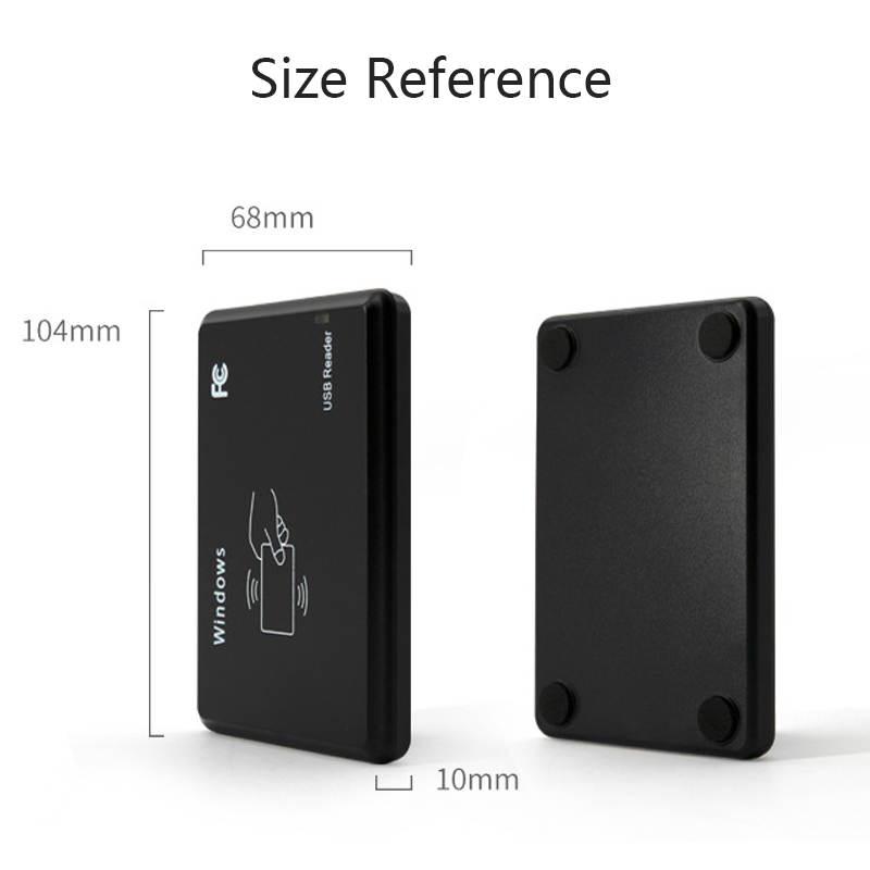Магнитный считыватель RFID-карт SYC R21C, 13,56 МГц, NFC-считыватель со светодиодными индикаторами, поддержка windows XP, Win 7