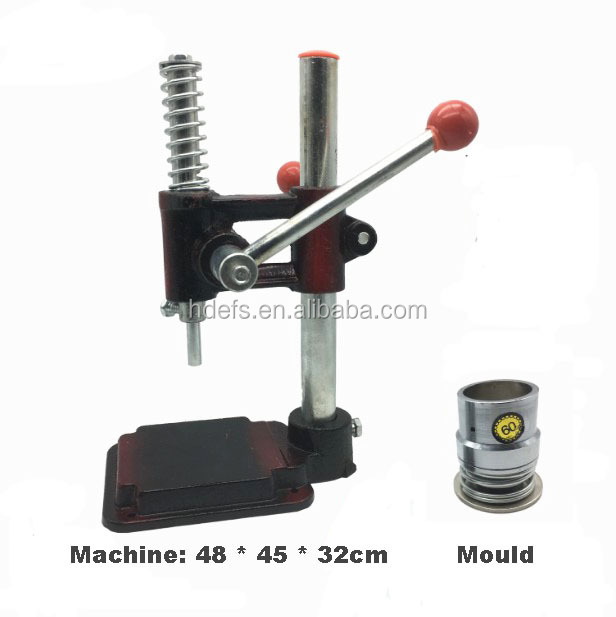 cloth covered button manual machine