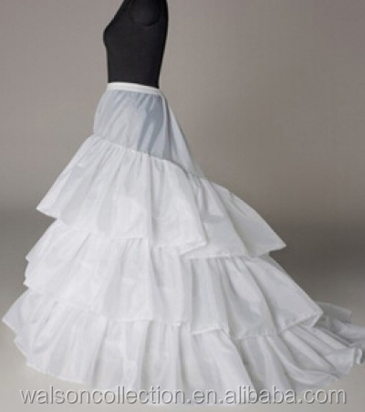 Фиштейл Русалка коктейль Люкс свадебное платье Underskirt 3 слоя