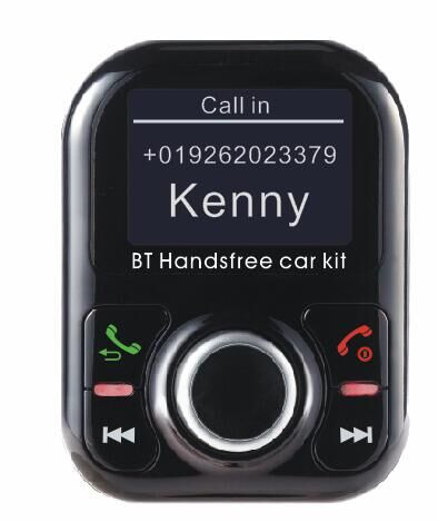 Автомобильный комплект Bluetooth с именем звонка, именем песни и именем певицы и телефонной книгой