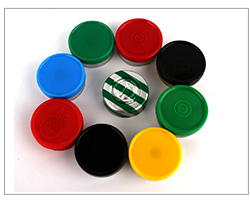 Medical 20mm bottle stopper plug with lip