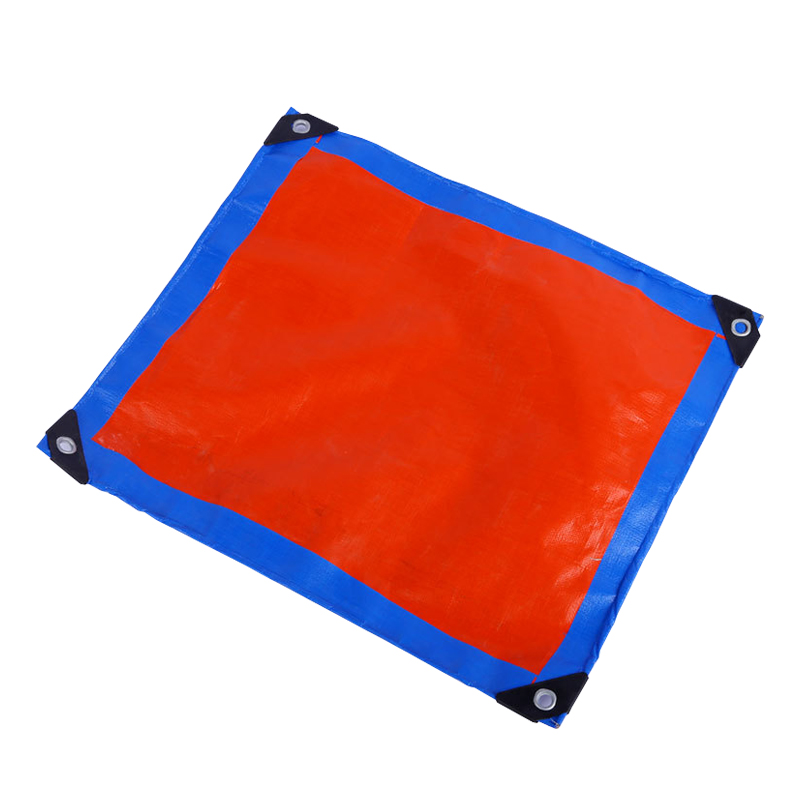china qingdao factory tarpaulin covers size and price list dark blue orange