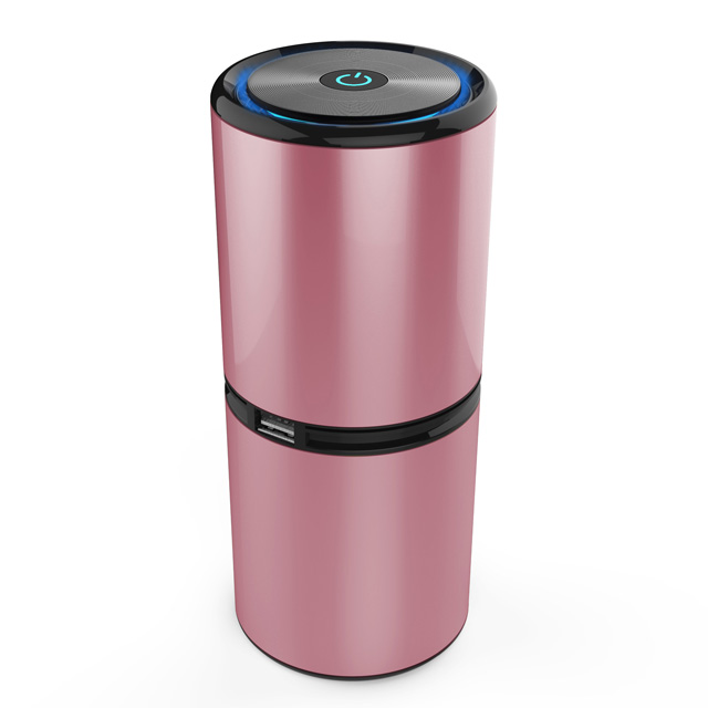 Easycare автомобильный мини-очиститель воздуха из алюминиевого сплава с USB