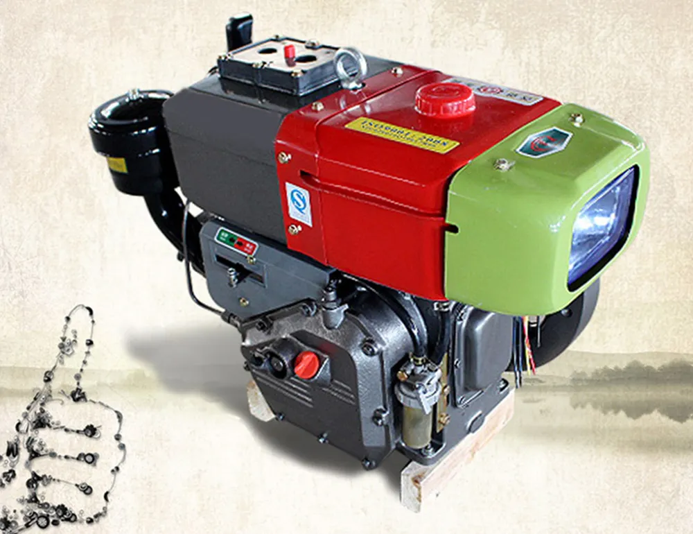 High Quality Four-Stroke Powerful Single Cylinder 20HP 22HP Diesel Engine ZS1115 Direct Injection