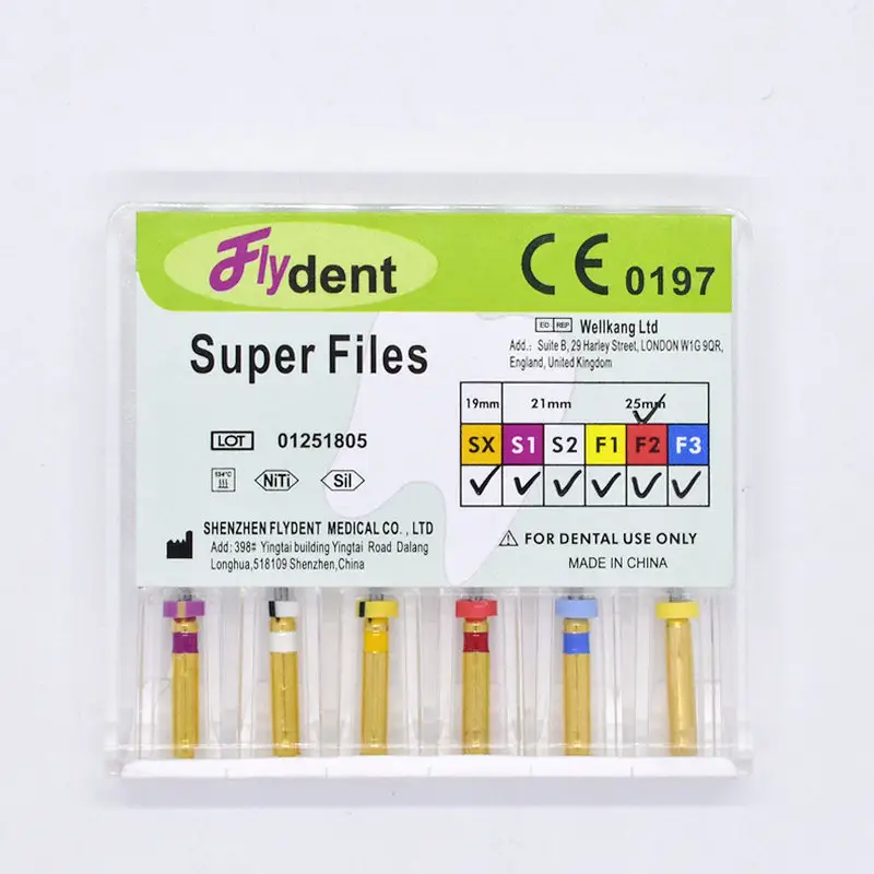 Dental super files dental rotary files endodontic files Use for Root canal cleaning dental insrument