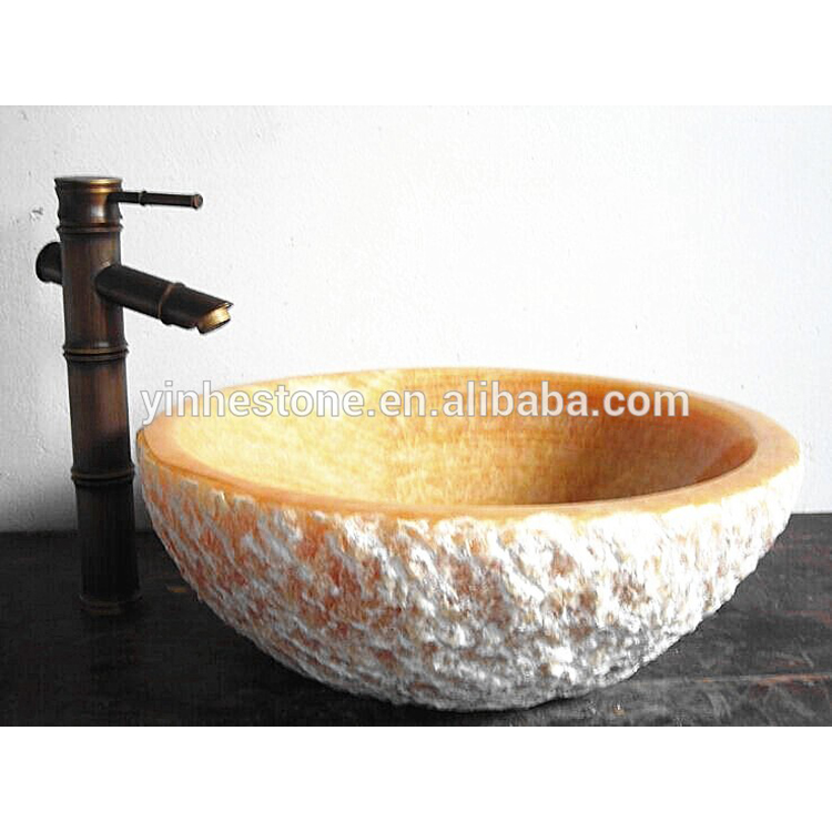 Customized High Grade Cobble Basin and jade hotel vanity tops