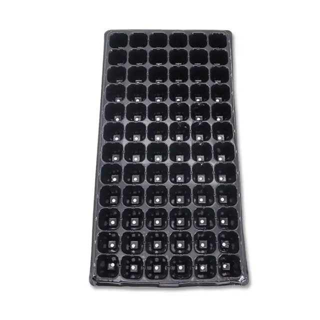 Hot sale 72 holes plastic seedling tray plant growing tray