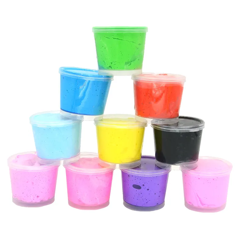 2021 non-toxic super light weight soft clay magic color clay air dri diy toy for children