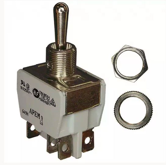 France CQC-649H-5 Apem- Switches - Toggle Switches