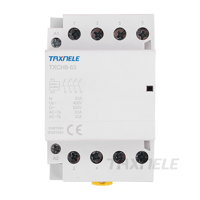 4P 32A 63A 2NC2NO 4NO 4NC 220V/230V 50/60HZ Din rail бытовой ac Контактор В соответствии с стандартом