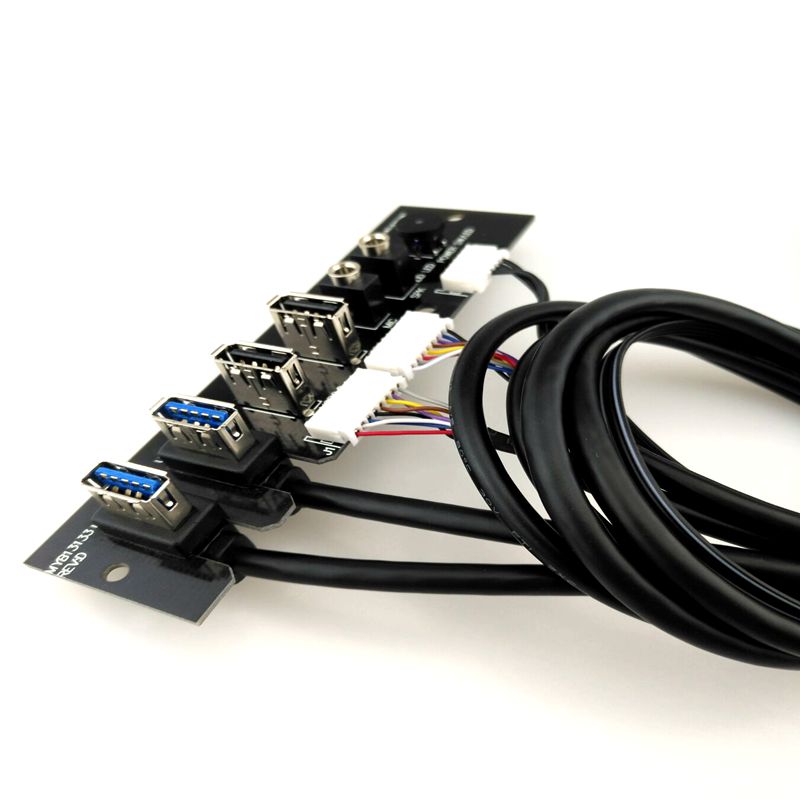 Передняя панель двойной USB3.0 двойной USB2.0 HD аудио + LED SW корпус компьютера кабель передней панели