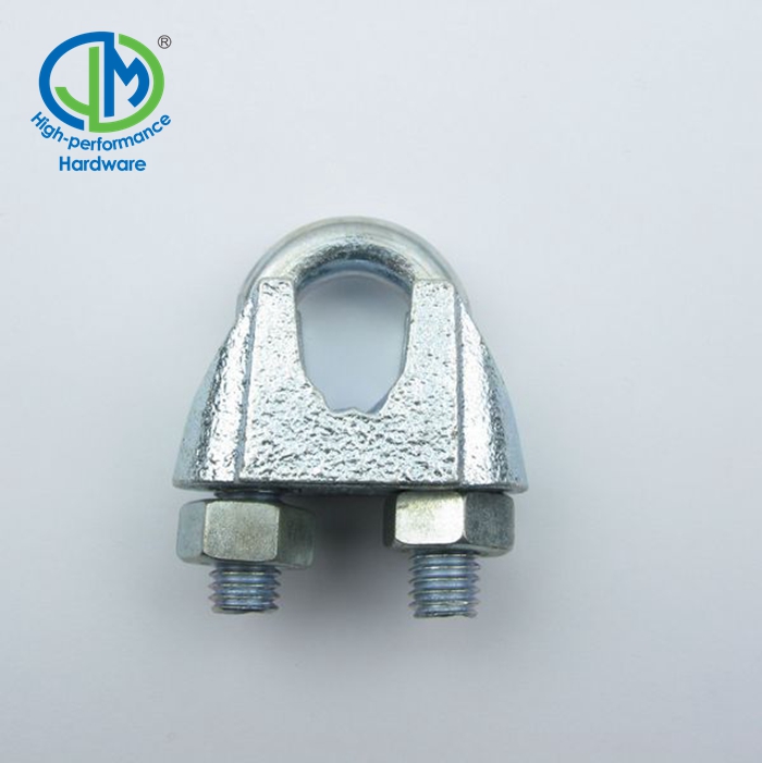 Metric U bolt and hex nut stainless steel SS316 wire rope clips