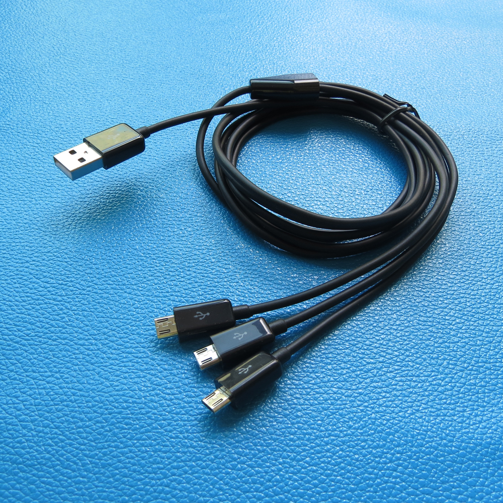24awg 3 в 1 micro usb кабель для зарядки и передачи данных 2 метра 6 футов