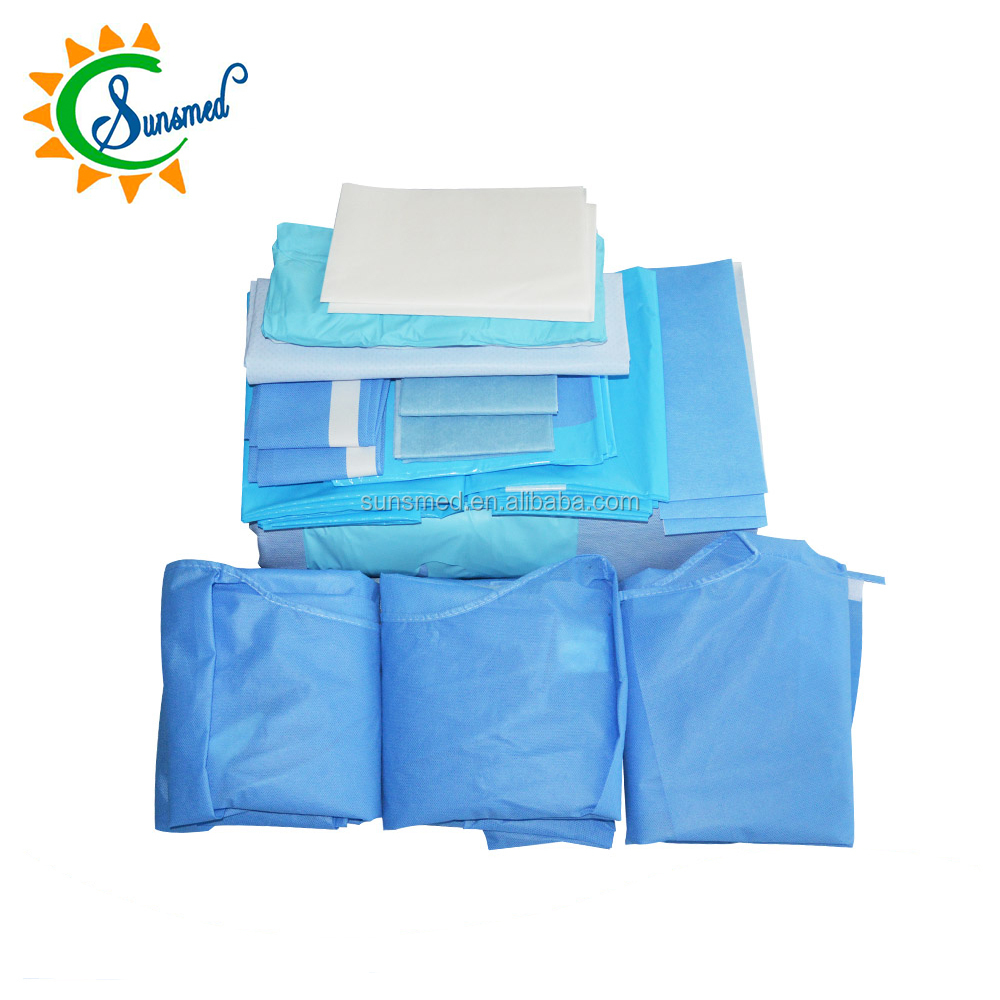 EO sterile non woven surgical pack sterile surgical pack surgical drape set disposable knee arthroscopy packs sets