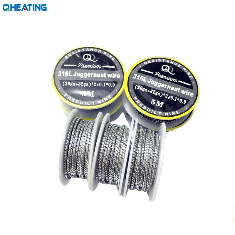 Заводская оптовая продажа, проволока Clapton SS316L, готовая проволока Hive/проволока Juggernaut/Спираль Tiger, все OEM в наличии