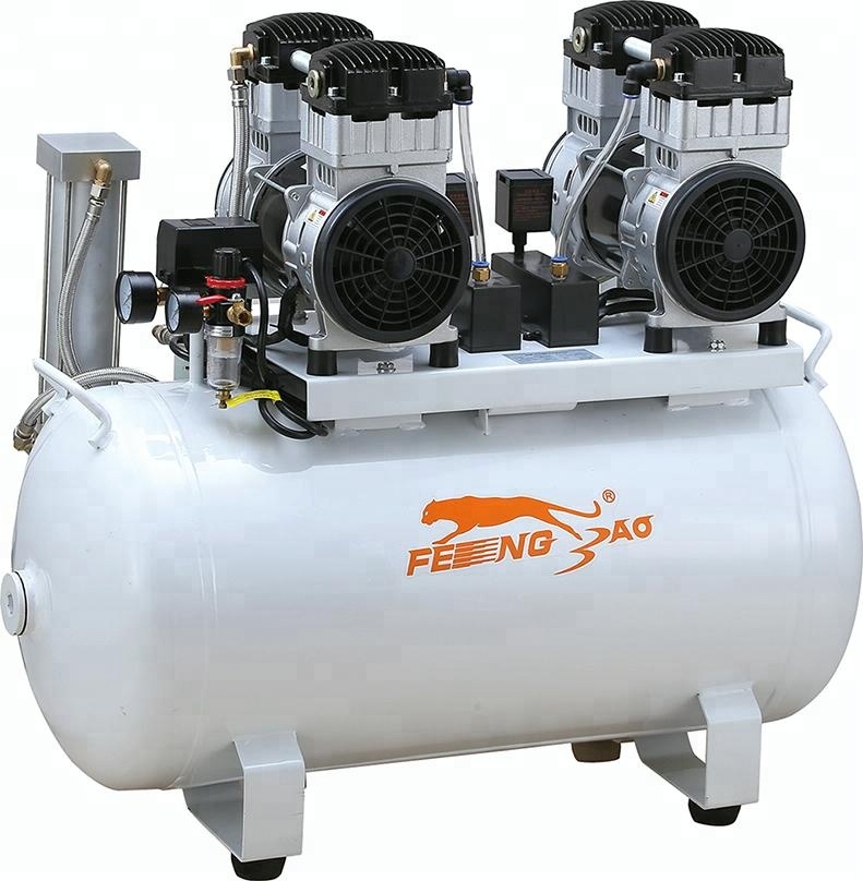 Лучший безмасляный бесшумный воздушный компрессор насос 3hp компрессор давления цена 100L воздушный компрессор для продажи
