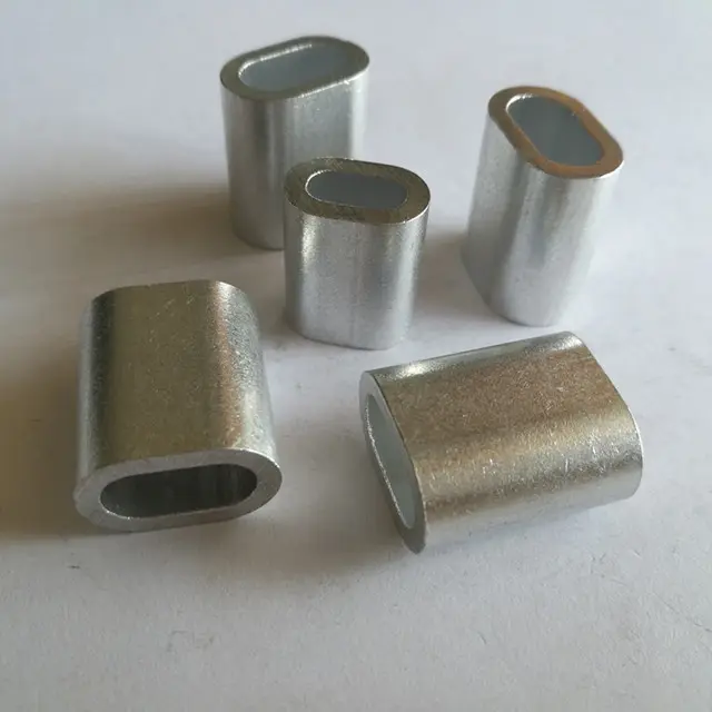 Wire Rope Accessories Us Type Oval Aluminum Ferrule