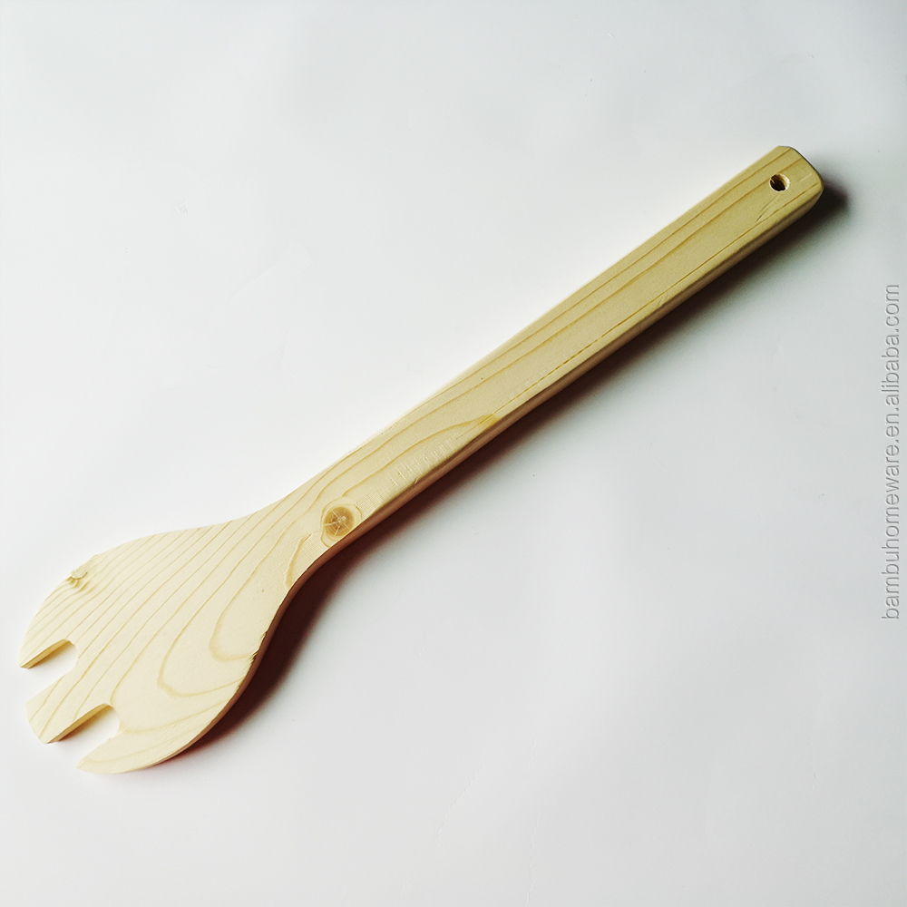 Антипригарное сосновое дерево spork для смешивания салата