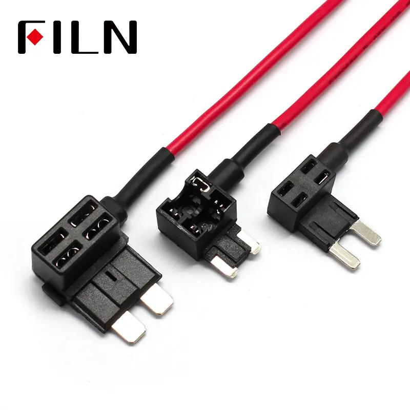 12V MINI SMALL MEDIUM Size Car Fuse Holder Add-a-circuit TAP Adapter with Micro Mini Standard ATM Blade Fuse