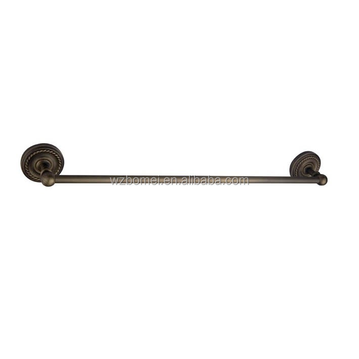 American style brass antique bathroom accessories set single towel bar