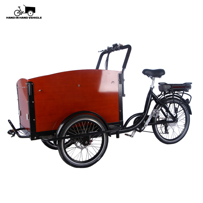 Новая модель bakfiets трехколесный дешевый Электрический грузовой велосипед для продажи