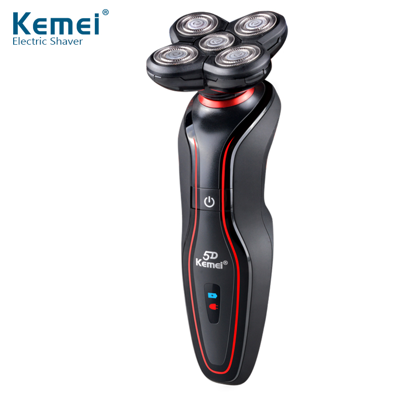 Kemei KM-6181 Мужская перезаряжаемая электрическая бритва с пятью лезвиями для всего тела оптом