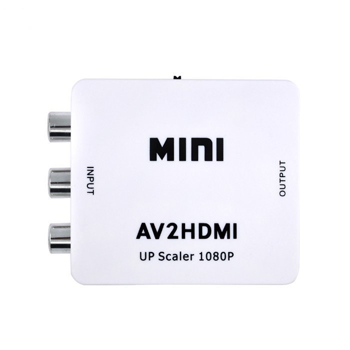 Преобразователь rca в hdmi av2hdmi, преобразователь av в hdmi box av в hdmi, поддержка full HD 1080p с USB-кабелем