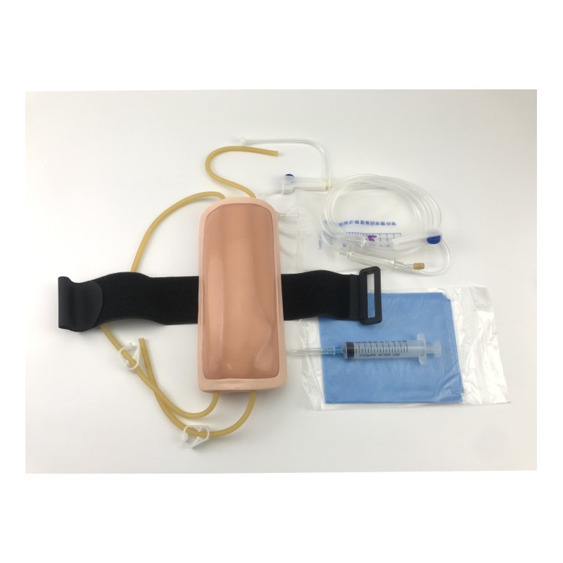 Wearable IV pad practice kit, forearm venipuncture model for training, intravenous injection practice trainer kit