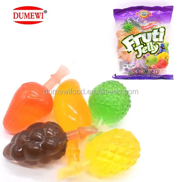 HALAL Mini Bag Pack Sweet Assorted Fruit Shape Jelly