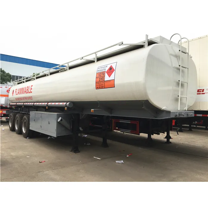 Export to the Philippines 3-axis oil tanker trailer 30KL oil tanker semi trailers for sale