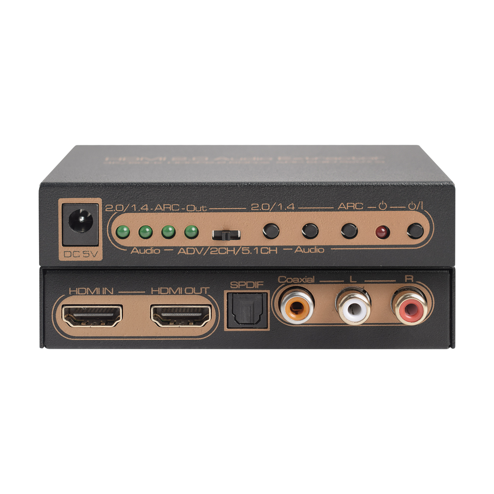 ASK OEM ODM HDMI к HDMI 7,1 коаксиальный SPDIF LR RCA 5,1 стерео EDID 1080P 3D 4K HDR UHD EARC ARC HDMI аудио экстрактор конвертер